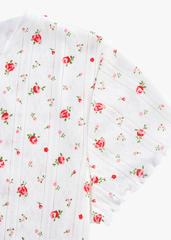 Áo Thun Nữ Cộc Tay Croptop - Thun Gân Co Giãn, Nhẹ Nhàng Vintage