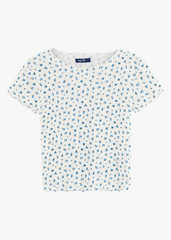 Áo Thun Nữ Cộc Tay Croptop - Thun Gân Co Giãn, Nhẹ Nhàng Vintage