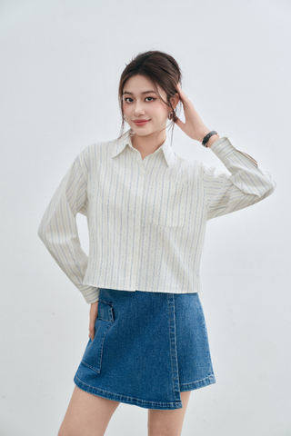 Quần Sooc Jeans Giả Váy
