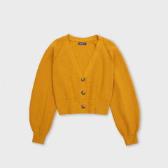 Áo Len Nữ Dáng Ngắn Cổ V – Mềm Nhẹ, Ấm Vừa & Dễ Phối Mỗi Ngày