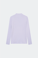 Áo Thun Cổ Lọ Nữ Dài Tay Slim-Fit Thun Dệt Đôi Cao Cấp - Co Giãn 4 Chiều Giữ Ấm Êm Ái