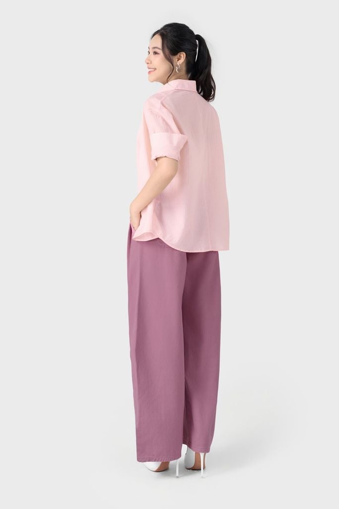 Quần Kaki Nữ Ống Rộng Suông Vừa - Dáng Baggy Trẻ Trung, Năng Động