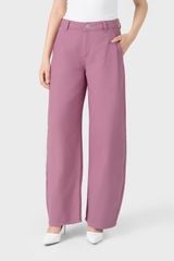 Quần Kaki Nữ Ống Rộng Suông Vừa - Dáng Baggy Trẻ Trung, Năng Động