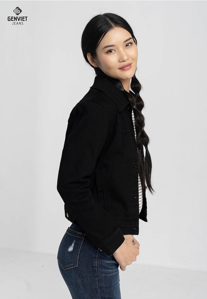 Áo Khoác Jeans Nữ 1 Lớp