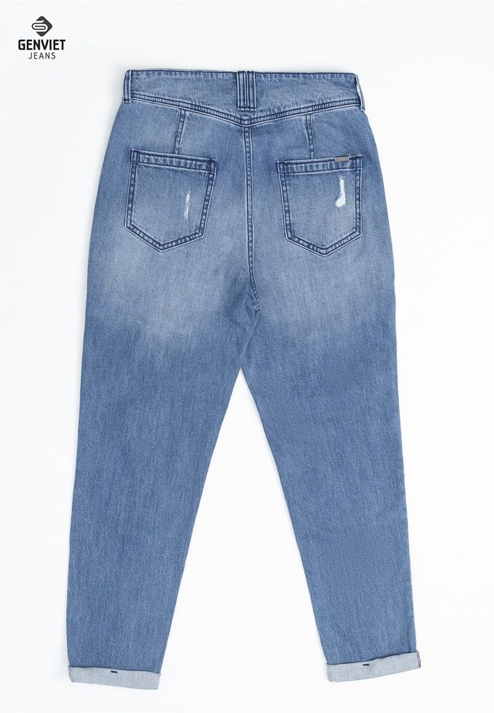 Quần Jeans Nữ Dáng Baggy