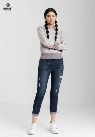 Quần Jeans Nữ Dáng Baggy