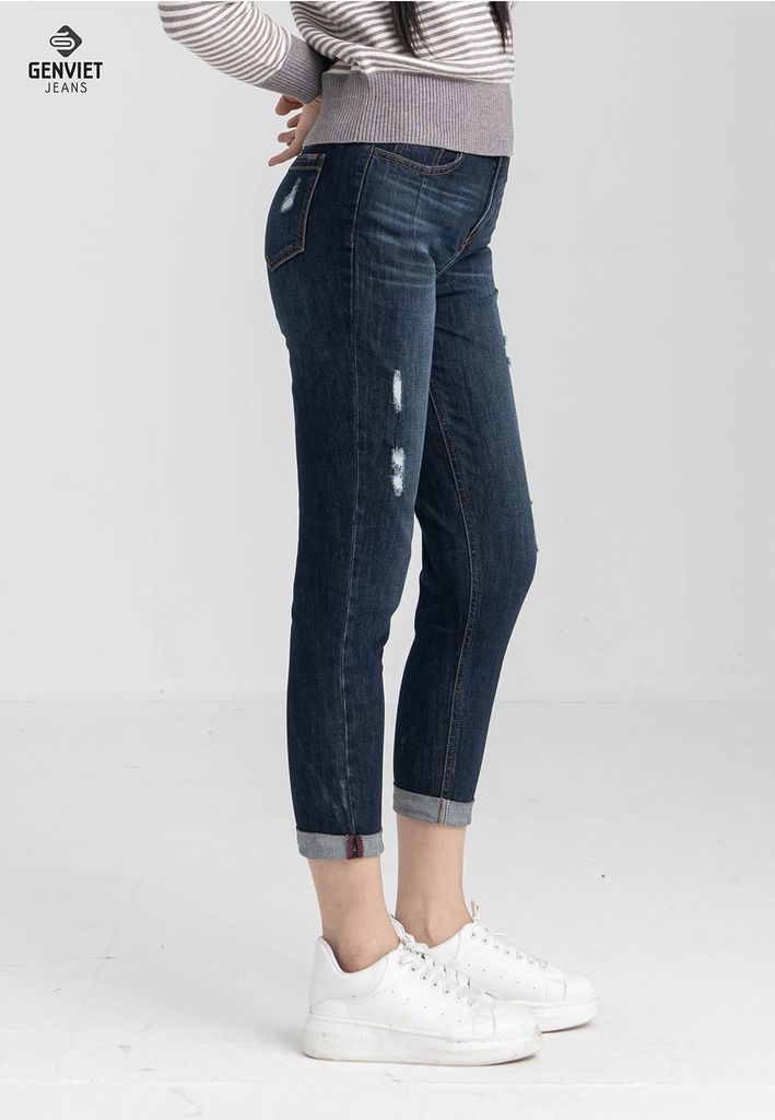 Quần Jeans Nữ Dáng Baggy