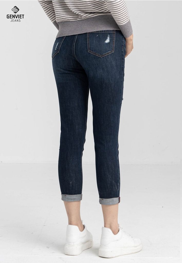 Quần Jeans Nữ Dáng Baggy