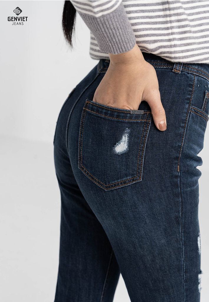 Quần Jeans Nữ Dáng Baggy