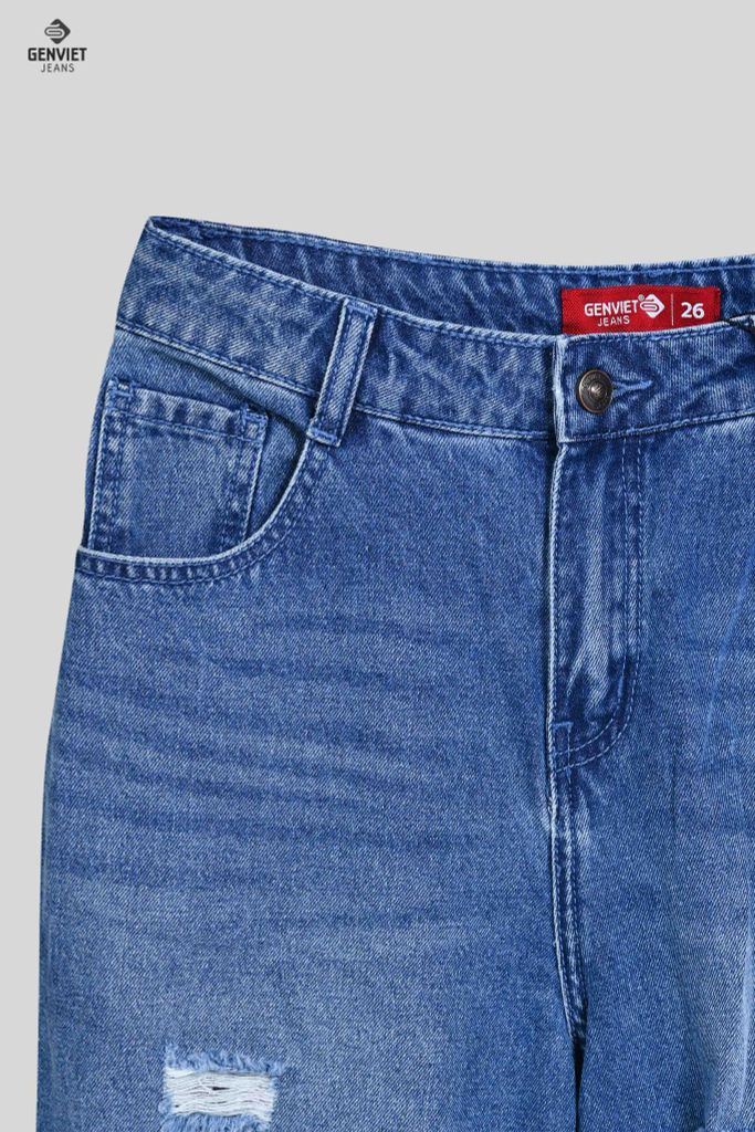Quần Jeans Nữ Ống Suông