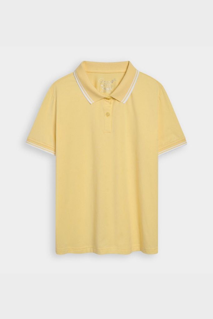 Áo Polo Cộc Tay Nữ Suông Vừa