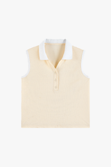 Áo Polo Nữ Sát Nách Cotton Poplin Cao Cấp - Thời Trang Hè Mềm Mát