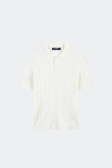 Áo Polo Dệt Kim Nam Suông Vừa Len Sợi Dệt Knit Cao Cấp - Thiết Kế Vặn Thừng Tinh Xảo Lịch Lãm