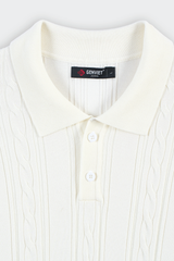 Áo Polo Dệt Kim Nam Suông Vừa Len Sợi Dệt Knit Cao Cấp - Thiết Kế Vặn Thừng Tinh Xảo Lịch Lãm