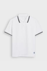 Áo Polo Cộc Tay Nữ Suông Vừa