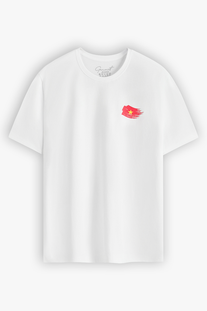 Áo Thun Yêu Nước Cộc Tay Unisex Dáng Suông