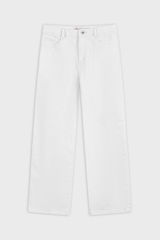 Quần Jean Nữ Ống Suông Vừa Cotton Denim Cao Cấp - Cạp Cao Hack Dáng Thon Gọn Tinh Tế