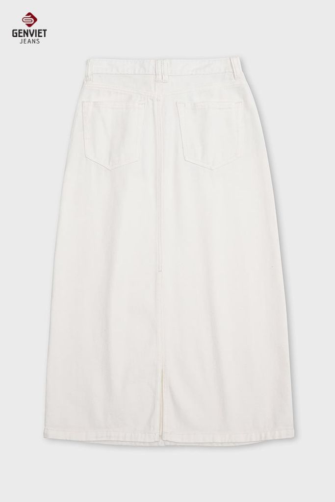Chân Váy Jean - Juyp Jeans Nữ Dáng Suông