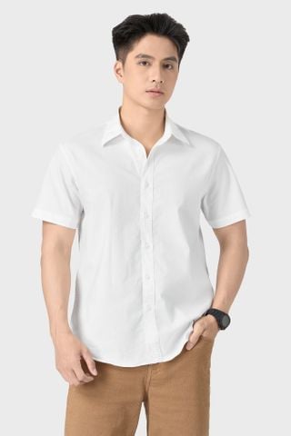 Áo Sơ Mi Nam Cộc Tay Form Suông - Chất Liệu Thô Thoáng Mát, Trẻ Trung