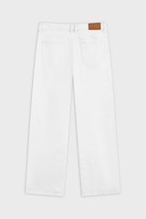Quần Jean Nữ Ống Suông Vừa Cotton Denim Cao Cấp - Cạp Cao Hack Dáng Thon Gọn Tinh Tế