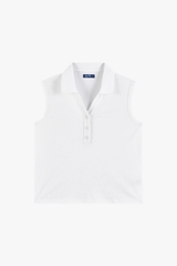 Áo Polo Nữ Sát Nách Cotton Poplin Cao Cấp - Thời Trang Hè Mềm Mát