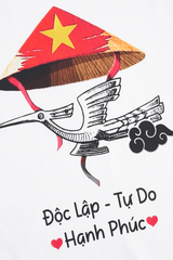 Áo Thun Yêu Nước Cộc Tay Unisex Dáng Suông