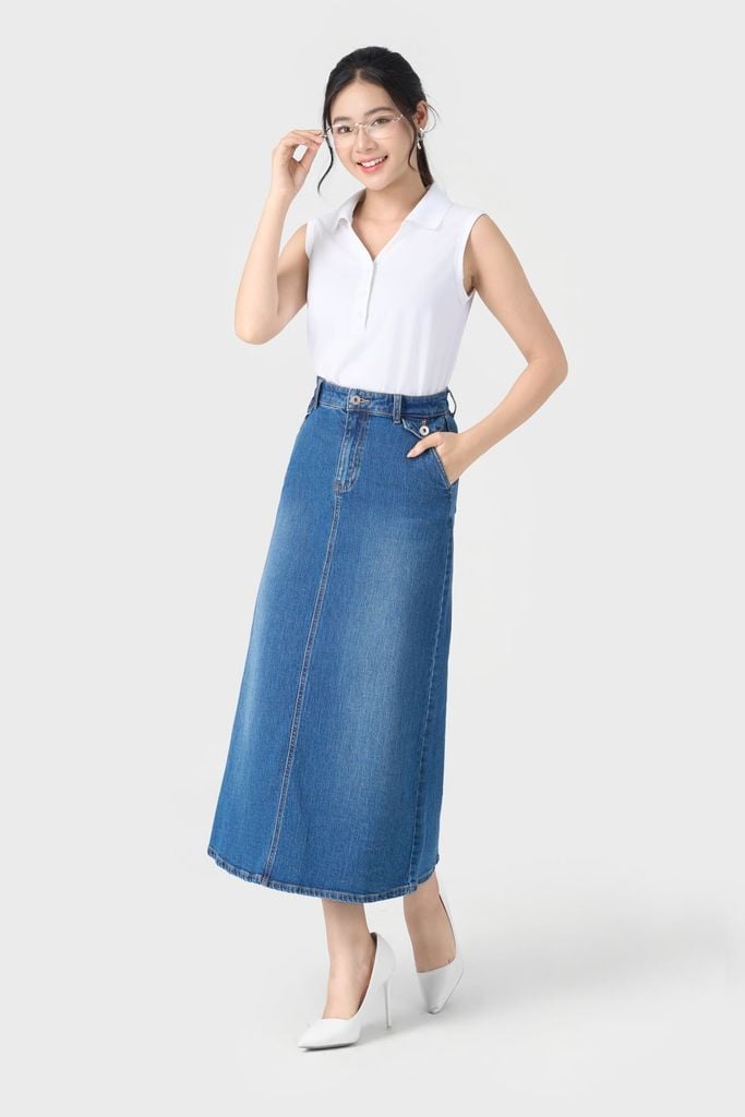 Áo Polo Nữ Sát Nách Cotton Poplin Cao Cấp - Thời Trang Hè Mềm Mát