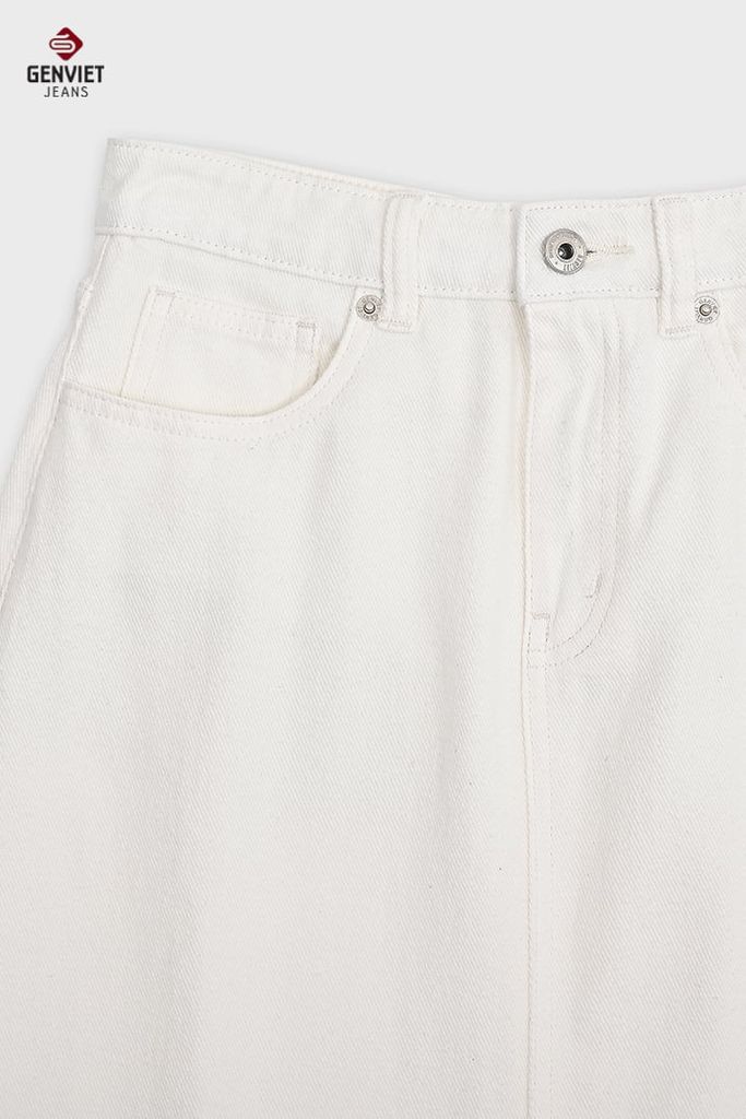 Chân Váy Jean - Juyp Jeans Nữ Dáng Suông