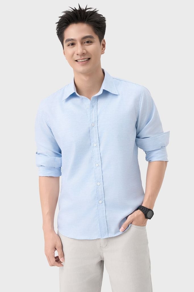 Áo Sơ Mi Nam Cao Cấp Vải Thô - Thiết Kế Thanh Lịch, Chuẩn Form