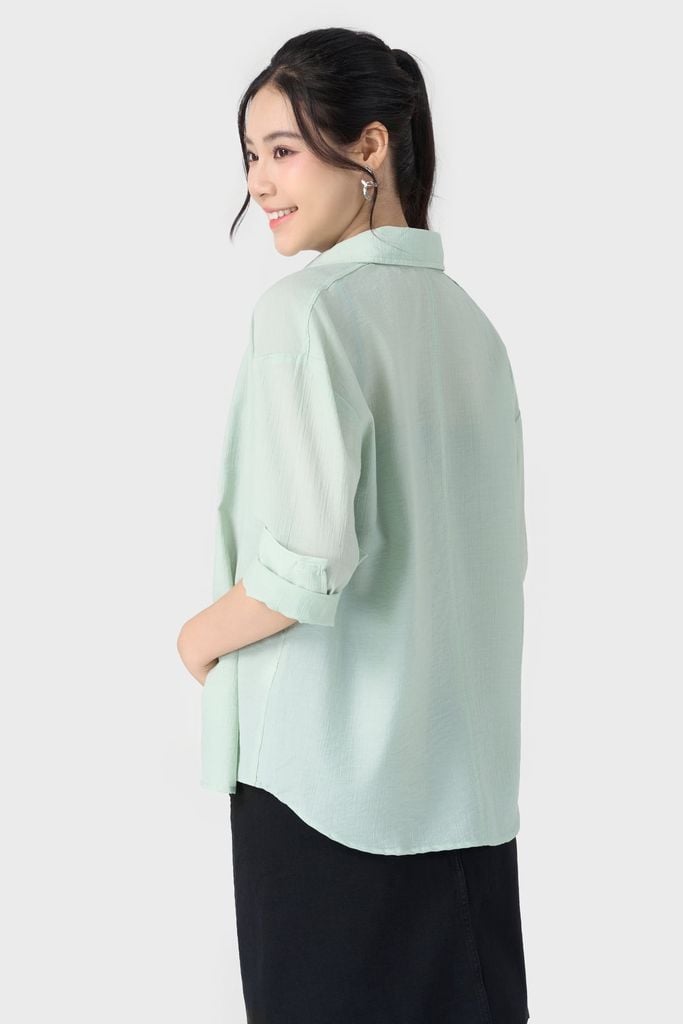 Áo Sơ Mi Nữ Form Suông Chất Cotton Linen Cao Cấp - Trẻ Trung, Thoải Mái Cả Ngày