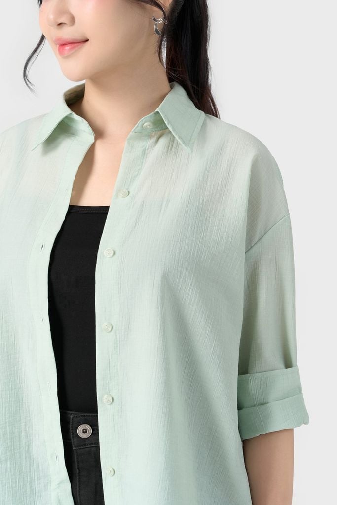 Áo Sơ Mi Nữ Form Suông Chất Cotton Linen Cao Cấp - Trẻ Trung, Thoải Mái Cả Ngày