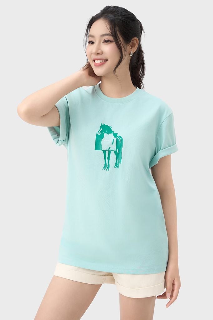 Áo Thun Unisex Form Suông Vừa - Chất Liệu Cao Cấp, Trẻ Trung
