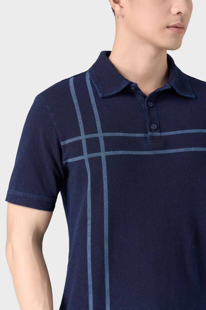 Áo Polo Nam Form Suông Cotton Denim Cao Cấp - Lịch Lãm, Mềm Mát