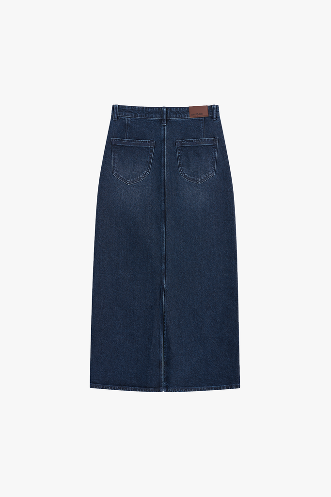 Chân Váy Jean Dài Chữ A - Juyp Jean Midi