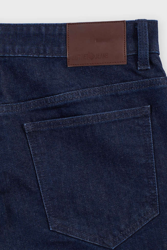 Quần Jean Nam Ống Đứng Premium Denim - Chuẩn Form, Lịch Lãm