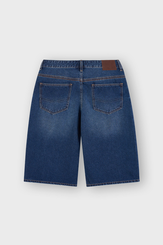 Quần Short Jean Ngố Bò Nam - Co Giãn Thoải Mái, Trẻ Trung Hiện Đại