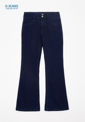 Quần Jeans Nữ Suông Vảy