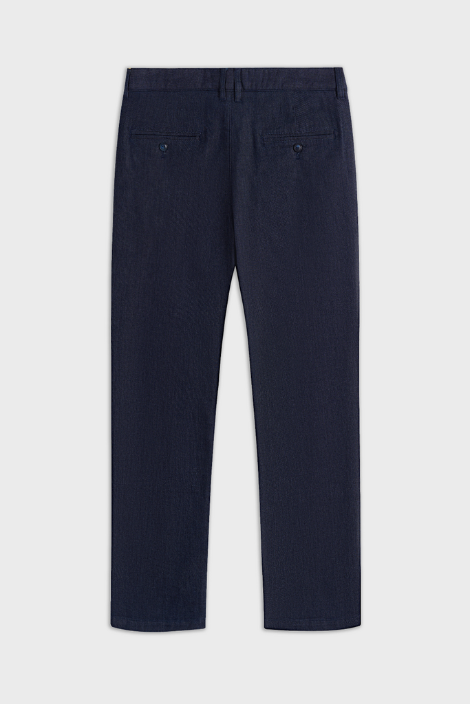 Quần Tây Denim Nam Ống Đứng Denim Cotton Cao Cấp - Chuẩn Form Công Sở Lịch Lãm