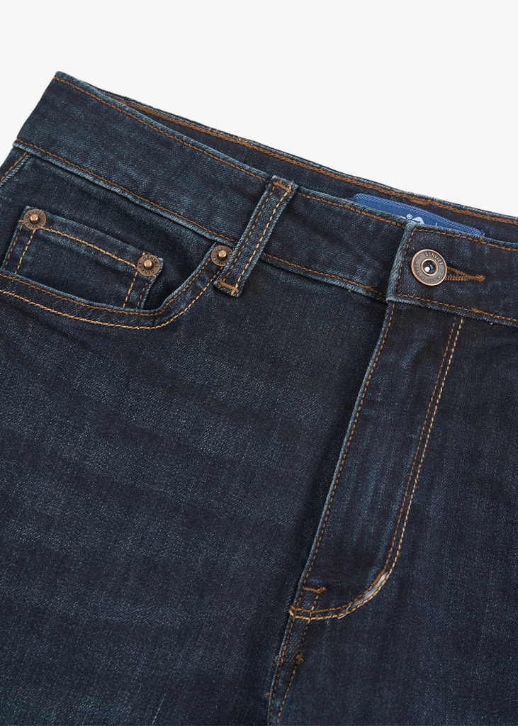 Quần Jean Nữ Form Suông Vảy – Dáng Thon Gọn, Che Khuyết Điểm Tinh Tế