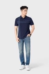 Áo Polo Nam Form Suông Cotton Denim Cao Cấp - Lịch Lãm, Mềm Mát