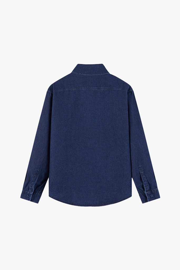 Áo Sơ Mi Nam Suông Vừa Denim Cao Cấp - Trẻ Trung, Nam Tính