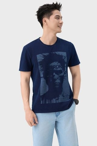 Áo Thun Nam Premium Denim Jersey - Họa Tiết Graphic Cực Chất, Mềm Mát