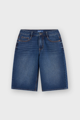 Quần Short Jean Ngố Bò Nam - Co Giãn Thoải Mái, Trẻ Trung Hiện Đại