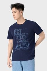 Áo Thun Nam Cổ Tròn Denim Knit Thượng Hạng - Mềm Mát Cá Tính