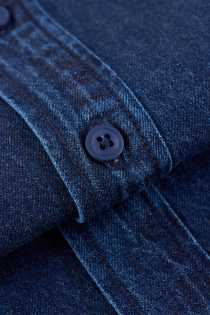 Áo Sơ Mi Nam Suông Vừa Denim Cao Cấp - Trẻ Trung, Nam Tính