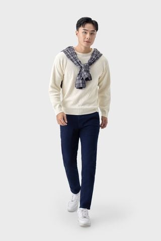Quần Jeans Nam Chinos - Cotton Phối Sợi Co Giãn