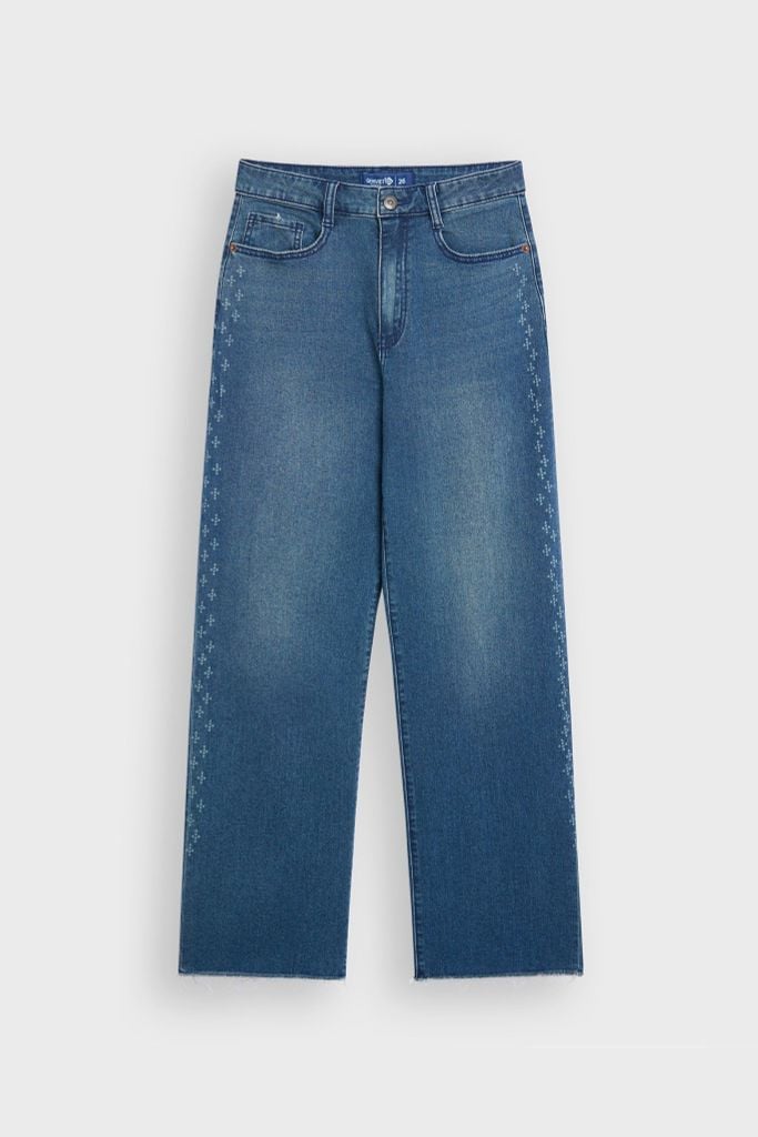 Quần  Dài Jeans Nữ Ống Suông