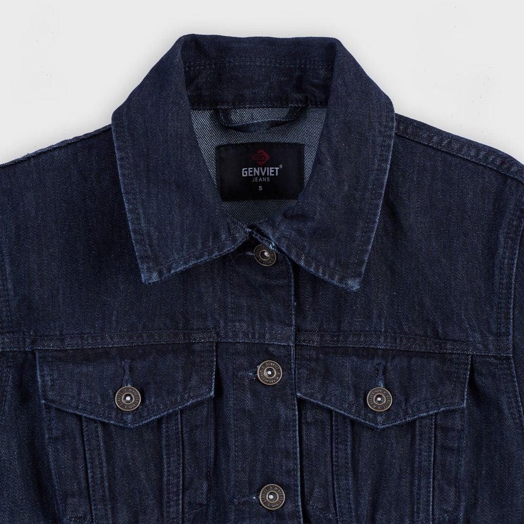 Áo Khoác Jean Nữ Ôm Vừa Cotton Denim Cao Cấp - Tôn Dáng Trẻ Trung Thời Thượng