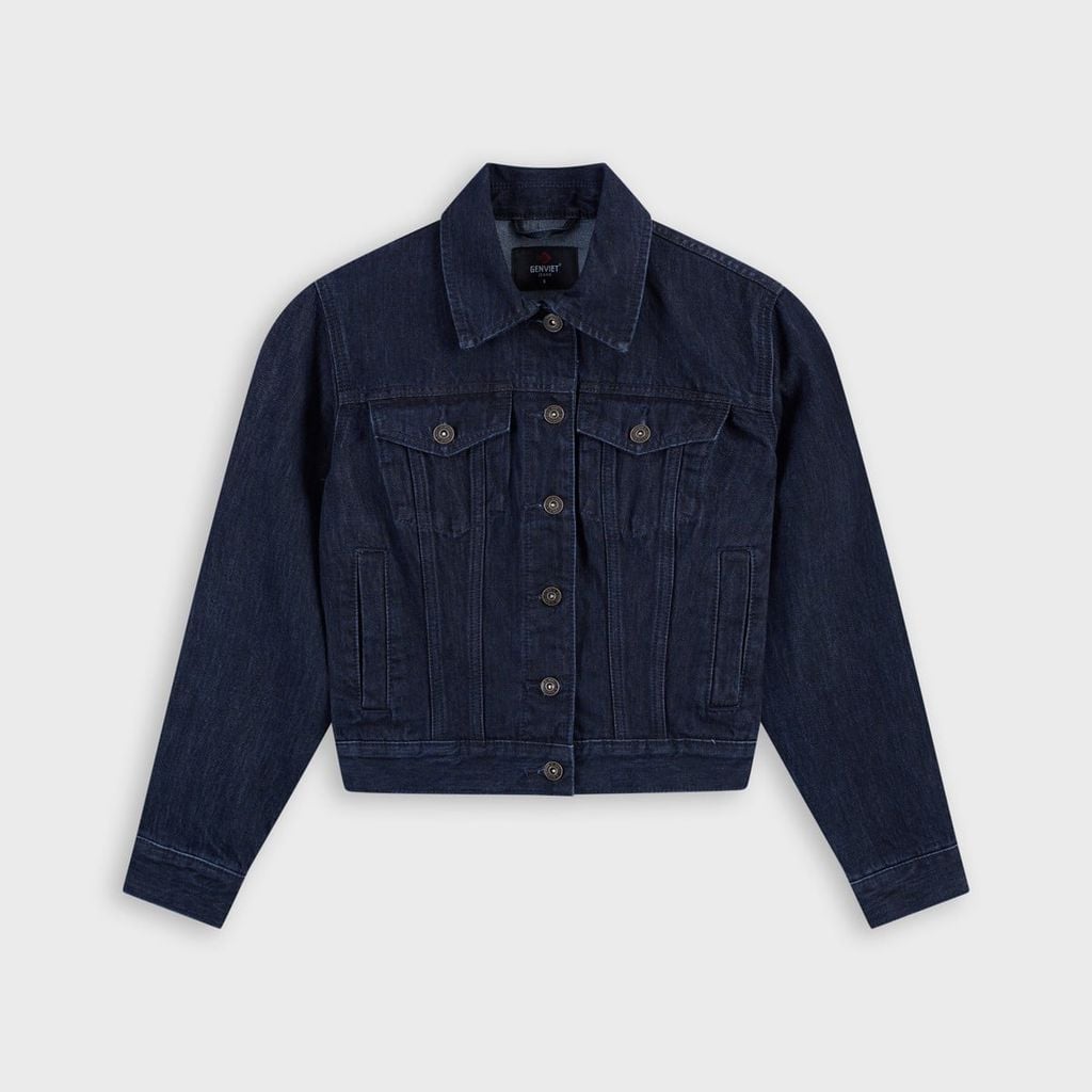 Áo Khoác Jean Nữ Ôm Vừa Cotton Denim Cao Cấp - Tôn Dáng Trẻ Trung Thời Thượng