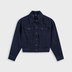 Áo Khoác Jean Nữ Ôm Vừa Cotton Denim Cao Cấp - Tôn Dáng Trẻ Trung Thời Thượng